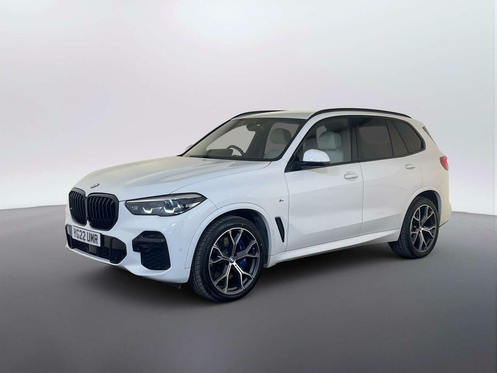 BMW X5 3.0 40D Mht M Sport Suv Hybrid Xdr YG22UMR White #4