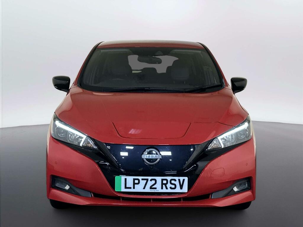 Nissan Leaf 59Kwh E N-connecta Hatchback 2 LP72RSV Red #3