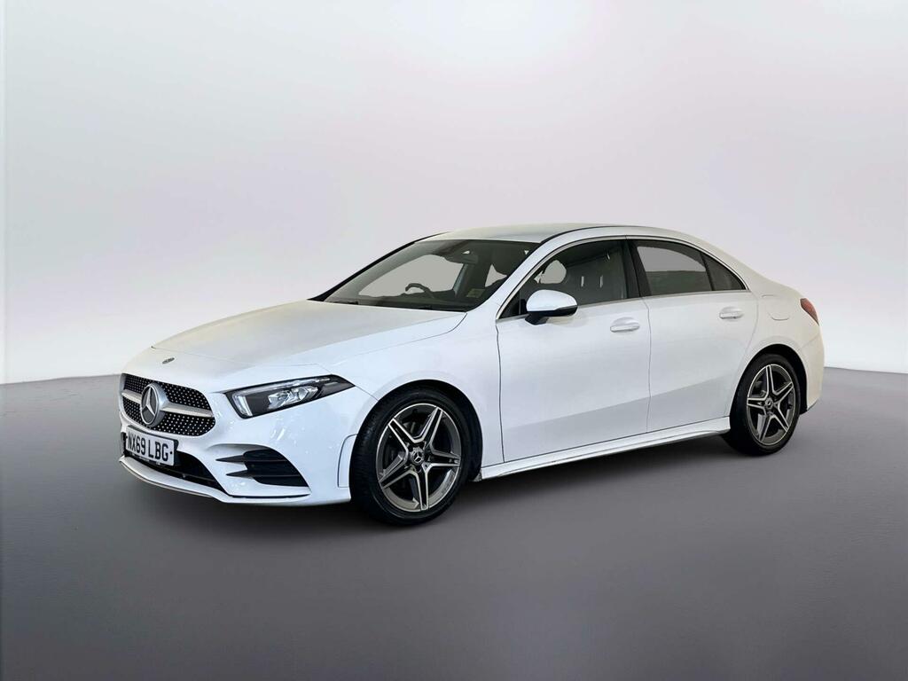 Mercedes-Benz A Class 1.5 A180d Amg Line Saloon 7G-dct Euro 6 NX69LBG White #4
