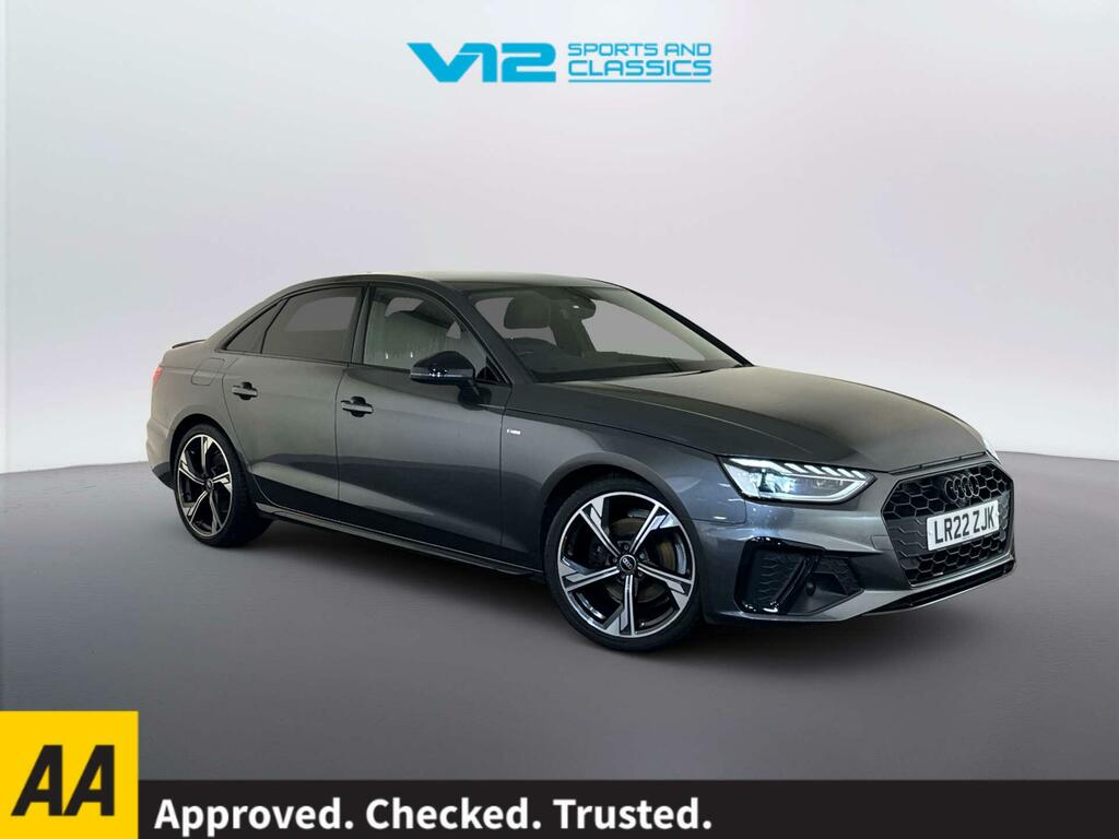 Audi A4 2.0 Tfsi 35 Black Edition Saloon S Tron Grey