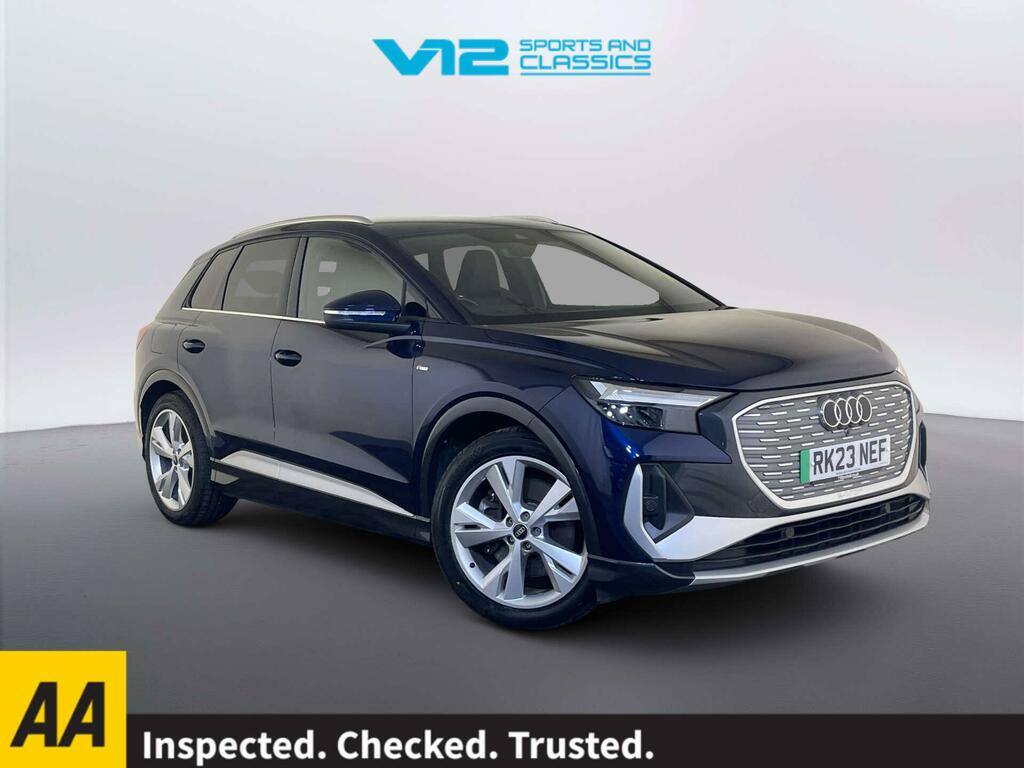 Audi Q4 E Tron 50 S Line Suv Quattro 82Kwh 299 Blue