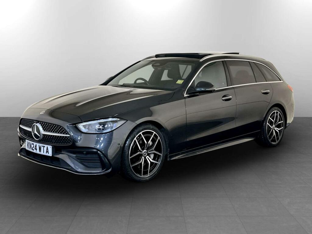 Mercedes-Benz C Class 2.0 C300dh Mhev Amg Line Premium Plus Estate KN24WTA Grey #4