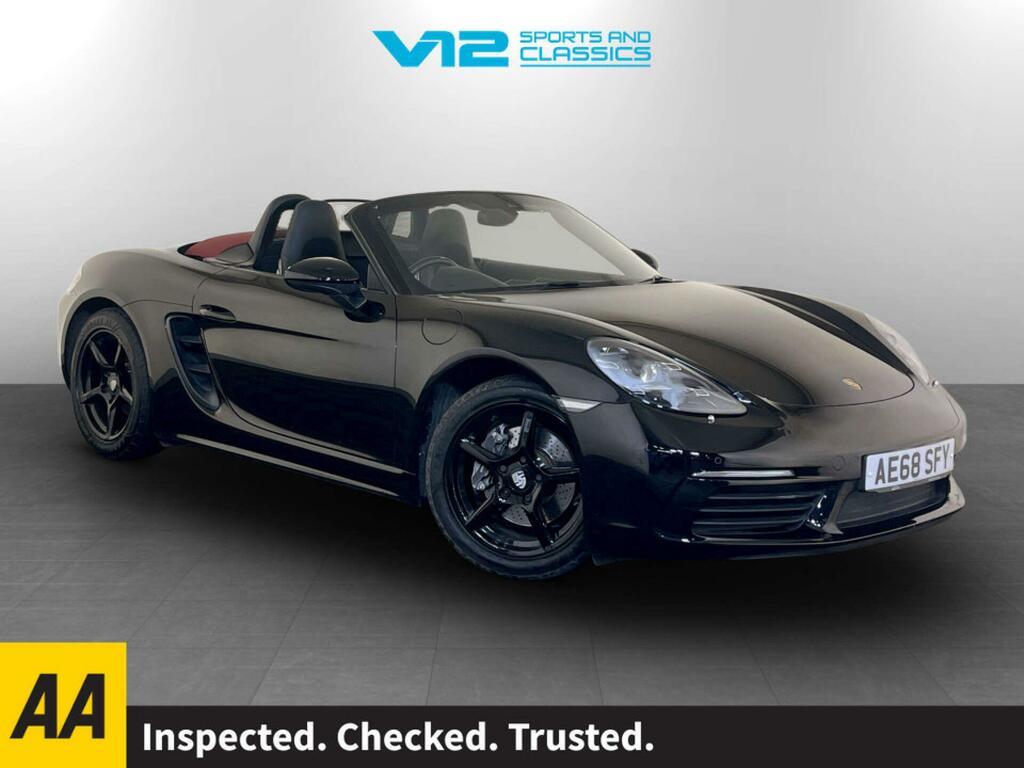 Porsche 718 Boxster 2.0T Convertible Gpf Pdk Euro 6 Ss Black