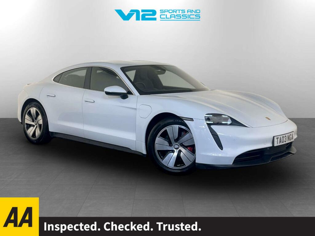 Porsche Taycan Performance Plus 93.4Kwh 4S Saloon Au White