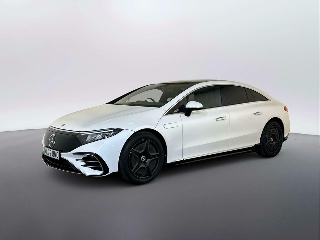 Mercedes-Benz EQS Eqs 450 108.4Kwh Amg Line Saloon Aut White #3