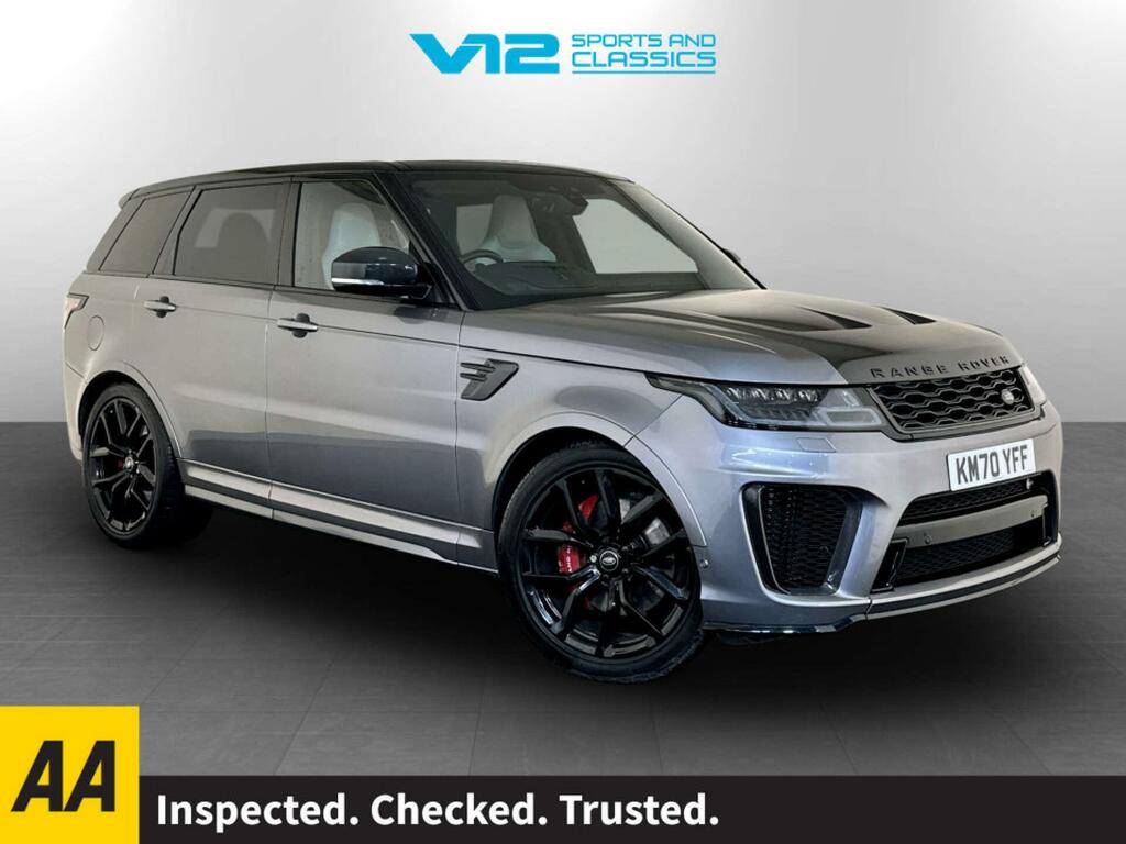 Land Rover Range Rover Sport 5.0 P575 V8 Svr Carbon Edition Suv Grey