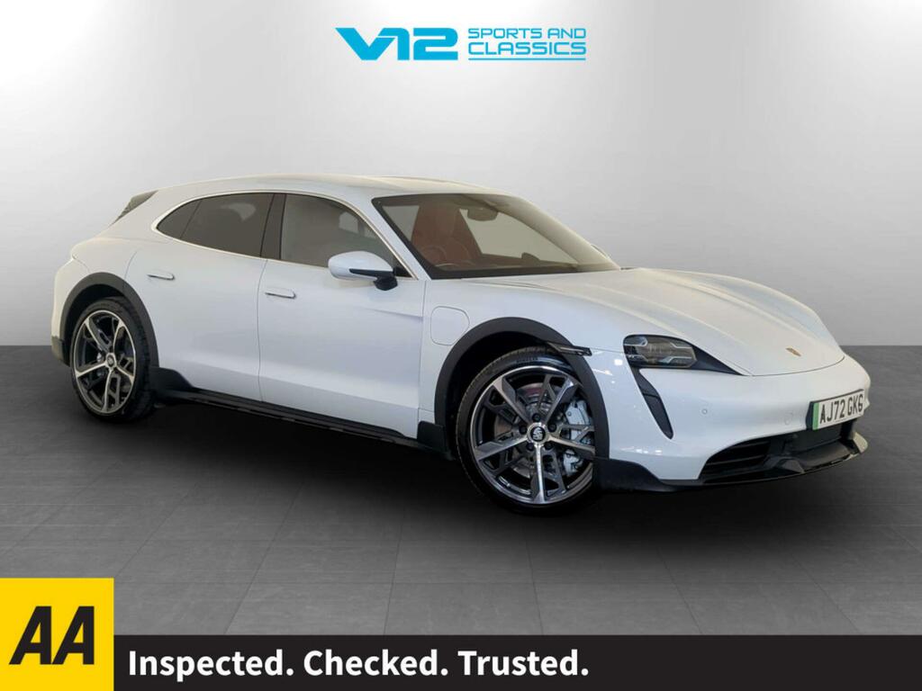 Porsche Taycan Performance Plus 93.4Kwh Turbo Cross Turismo White