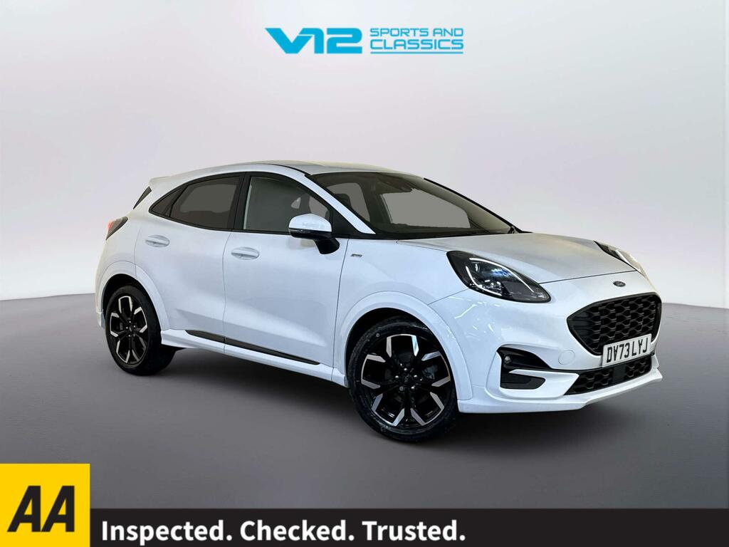 Ford Puma 1.0T Ecoboost Mhev St-line X Suv Hybrid DV73LYJ White