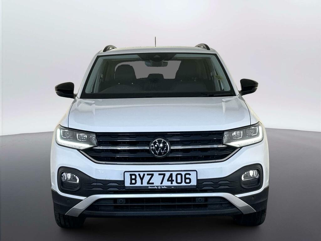 Volkswagen T-Cross 1.0 Tsi Black Edition Suv Euro 6 BYZ7406 White #3