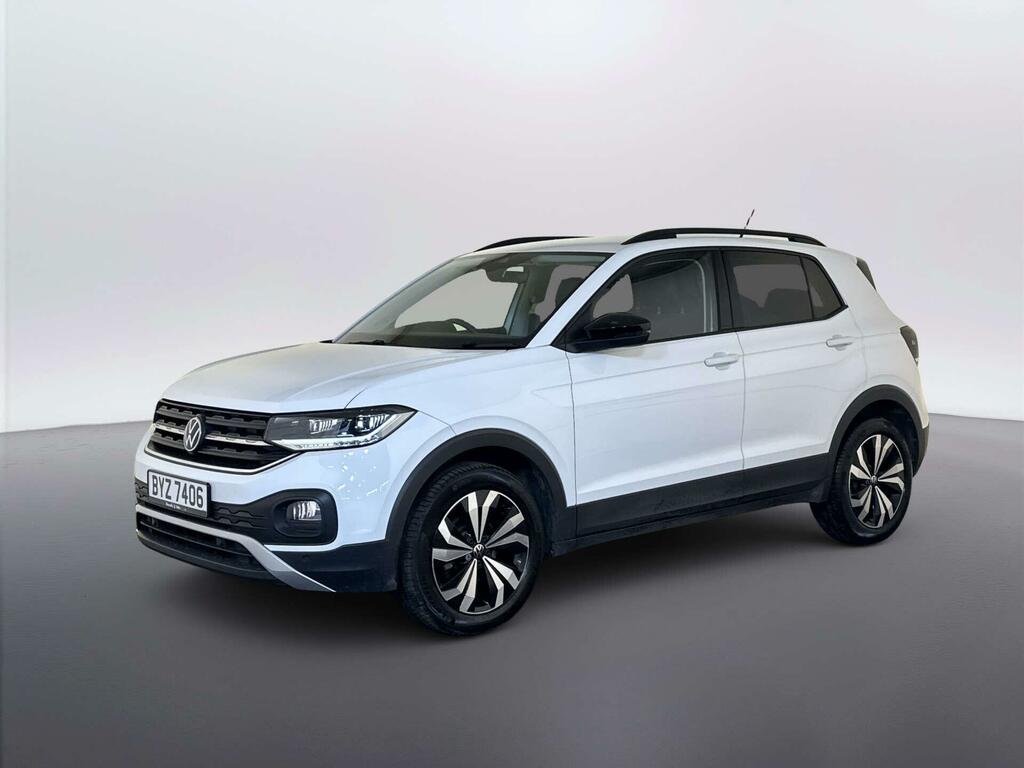 Volkswagen T-Cross 1.0 Tsi Black Edition Suv Euro 6 BYZ7406 White #4
