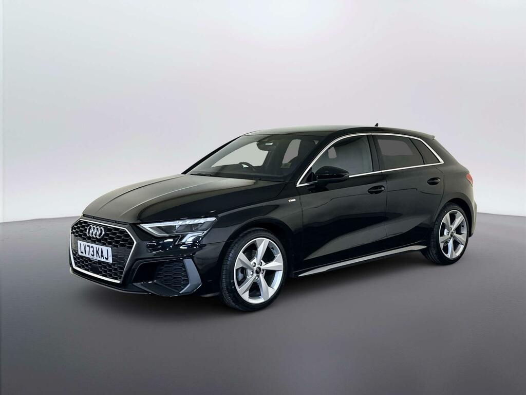 Audi A3 1.0 Tfsi 30 S Line Sportback S Tronic E LV73KAJ Black #4