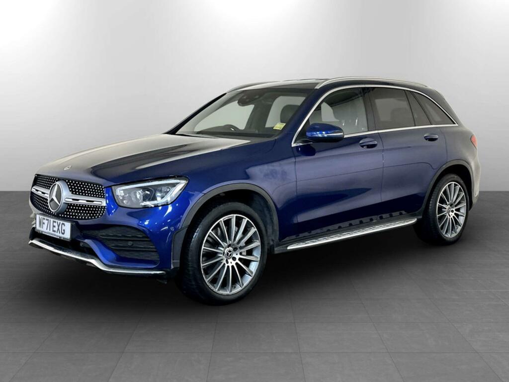 Mercedes-Benz GLC Class 2.0 Glc300h Mhev Amg Line Premium Suv WF71EXG Blue #4