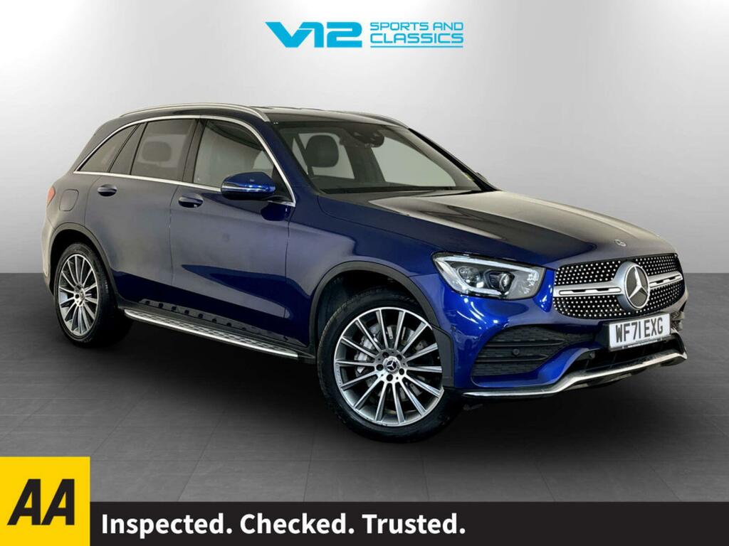 Mercedes-Benz GLC Class 2.0 Glc300h Mhev Amg Line Premium Suv Blue