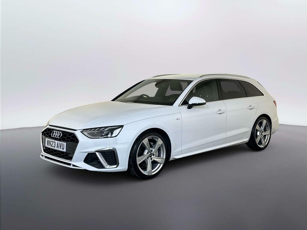 Audi A4 Avant 2.0 Tfsi 40 S Line Estate S Tronic Euro WN23AVU White #4