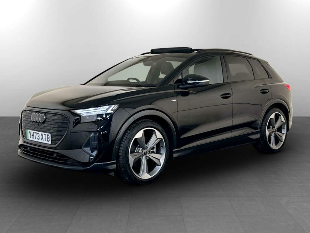 Audi Q4 E Tron 50 Black Edition Suv Quattro 82K YH73XTB Black #4