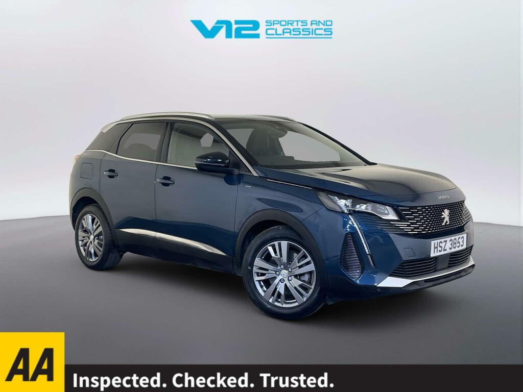 Peugeot 3008 1.6 13.2Kwh Gt Suv Plug-in Hybrid E-eat Blue