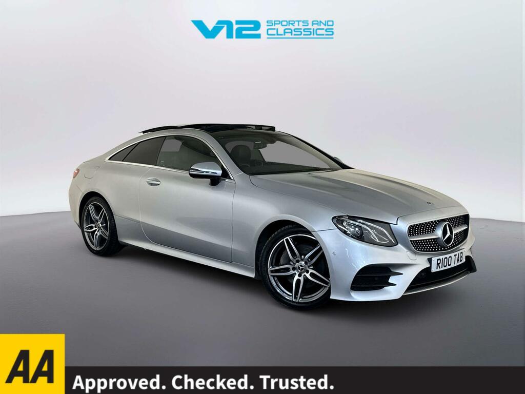 Mercedes-Benz E Class 2.0 E220d Amg Line Premium Coupe G-tr Silver