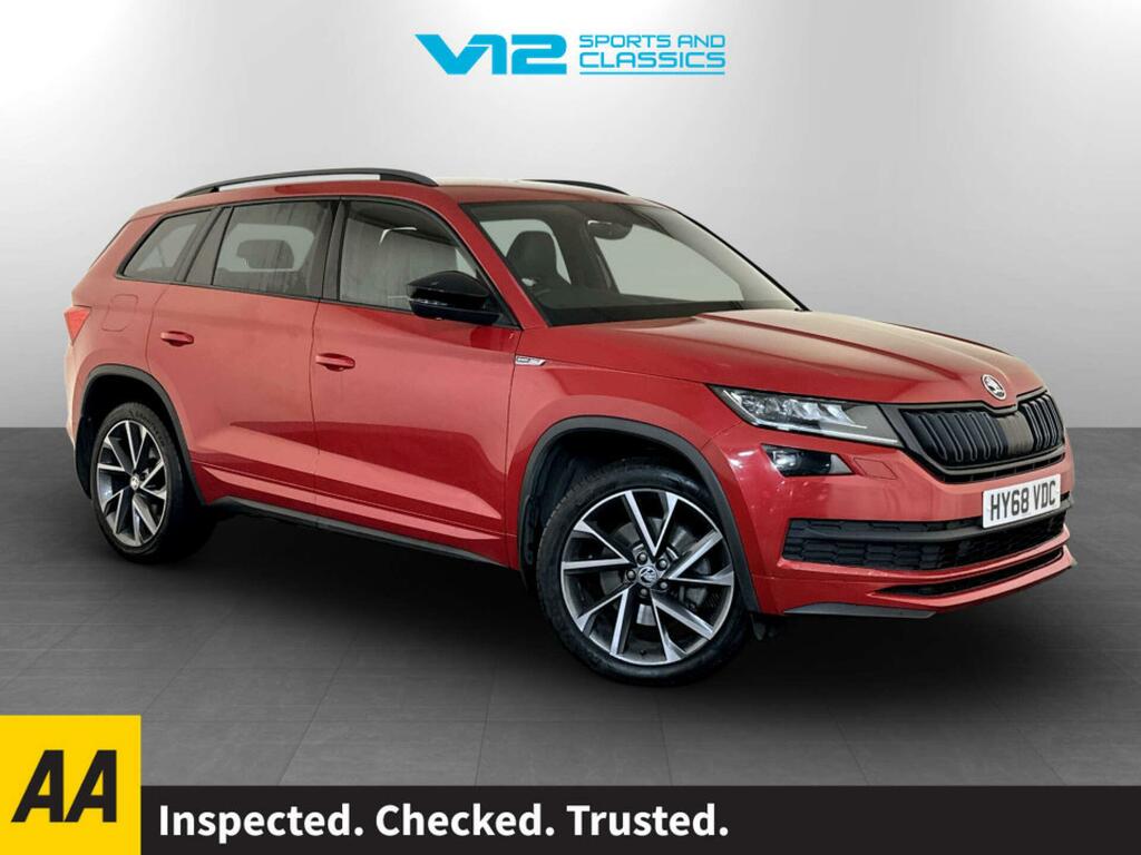 Skoda Kodiaq 2.0 Tdi Sportline Dsg 4Wd Euro 6 Ss 7 Seat Red