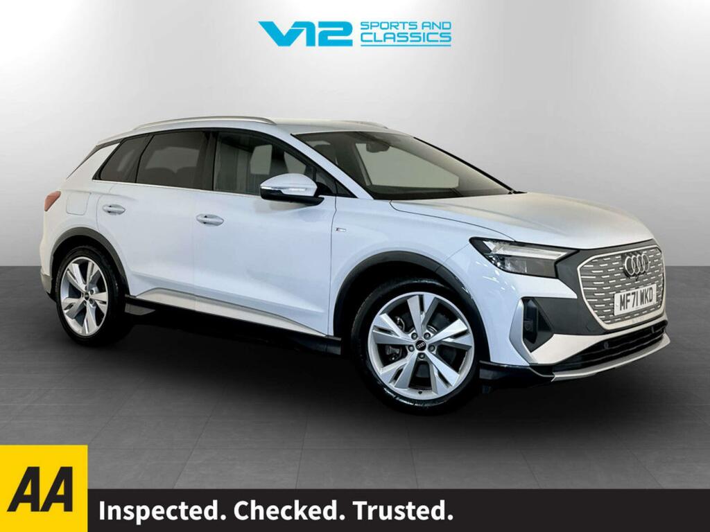 Audi Q4 E Tron 40 S Line Suv 82Kwh 204 Ps White