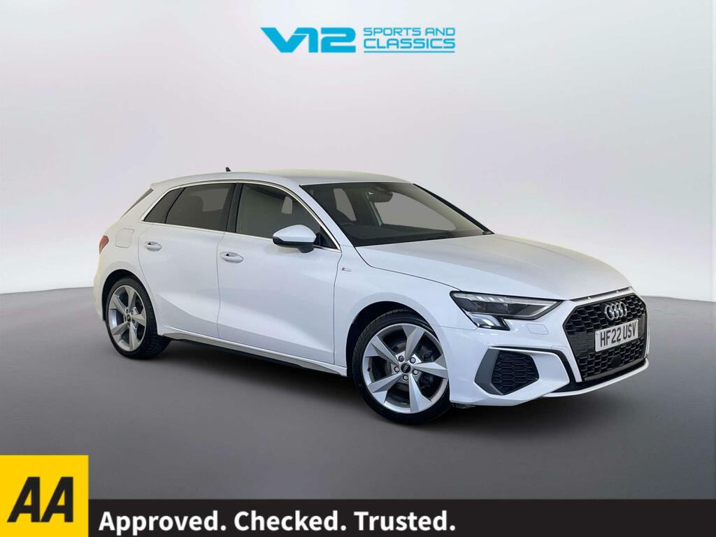 Audi A3 1.5 Tfsi 35 S Line Sportback Eur White