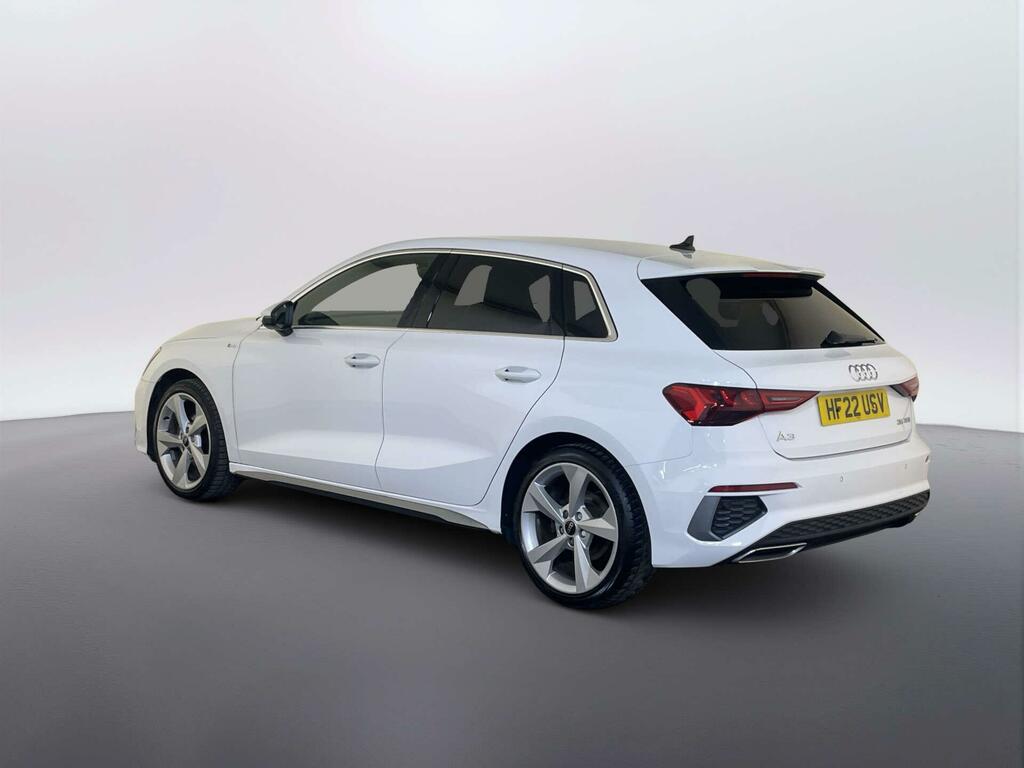 Audi A3 1.5 Tfsi 35 S Line Sportback Eur HF22USV White #6