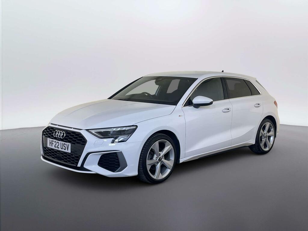 Audi A3 1.5 Tfsi 35 S Line Sportback Eur HF22USV White #4