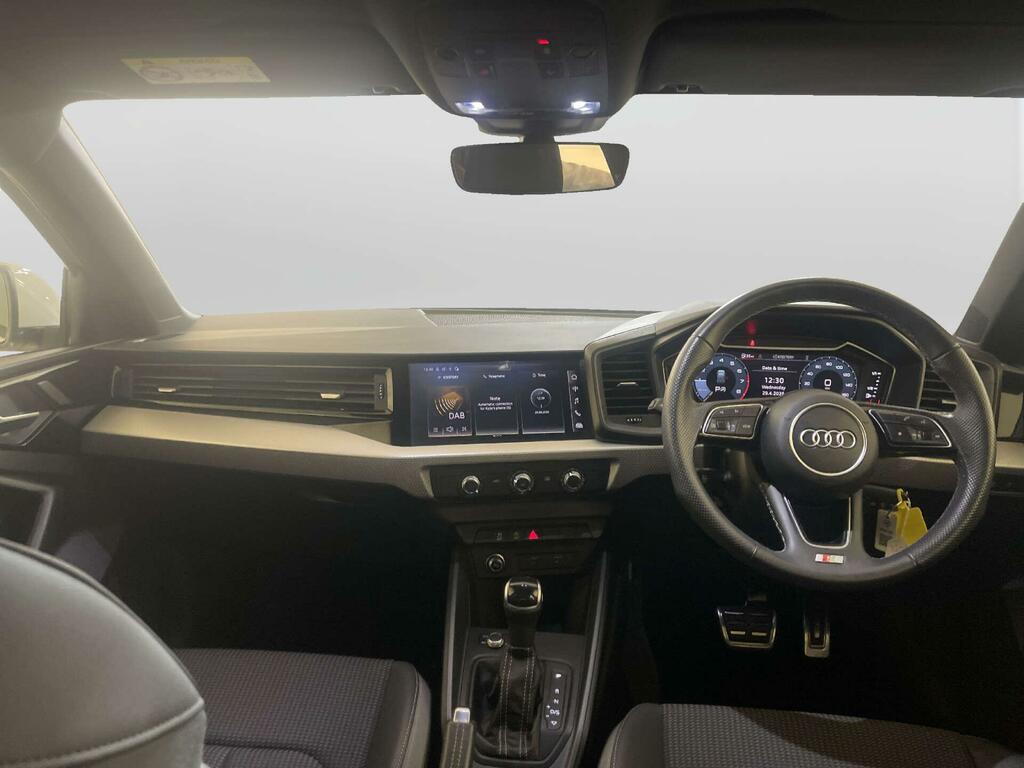 Audi A1 1.0 Tfsi 25 S Line Sportback S Tronic E YG24XJJ White #2