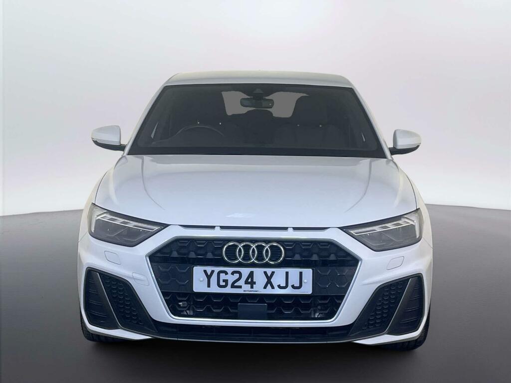 Audi A1 1.0 Tfsi 25 S Line Sportback S Tronic E YG24XJJ White #3
