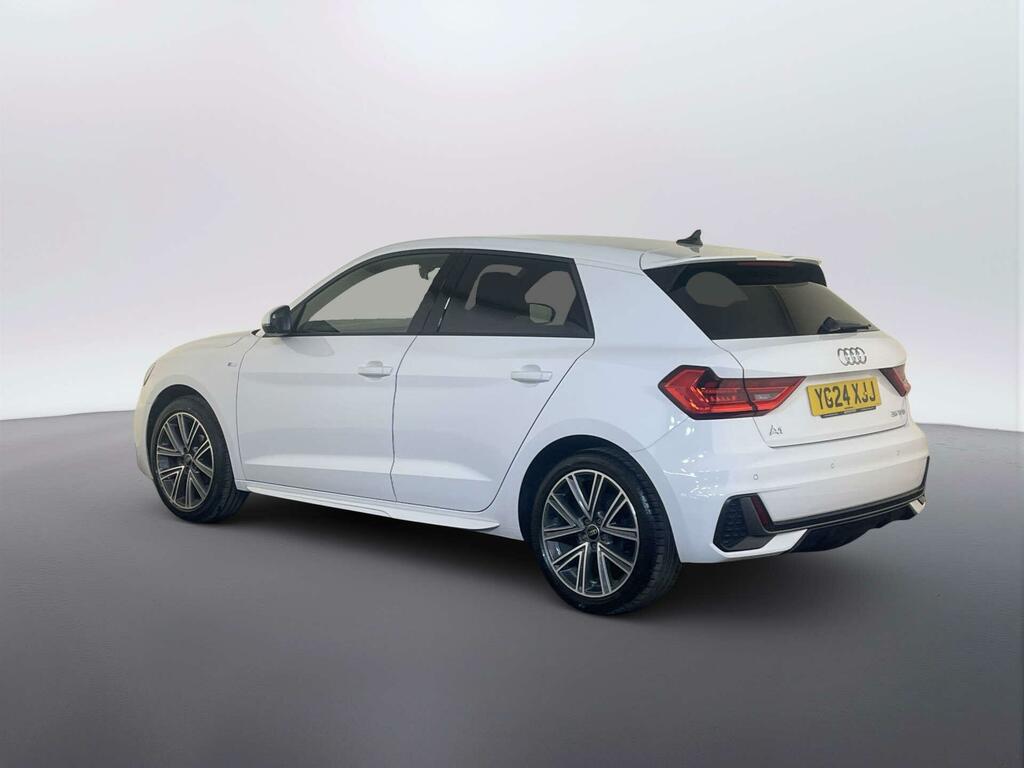Audi A1 1.0 Tfsi 25 S Line Sportback S Tronic E YG24XJJ White #6