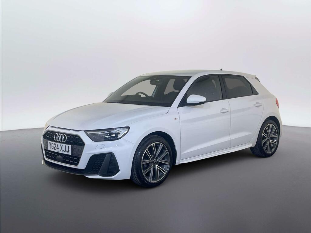 Audi A1 1.0 Tfsi 25 S Line Sportback S Tronic E YG24XJJ White #4