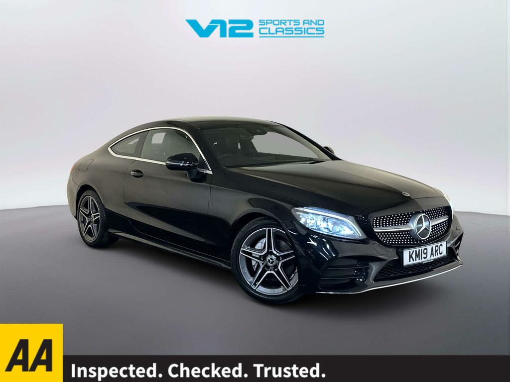 Mercedes-Benz C Class 2.0 C220d Amg Line Premium Coupe G-tr Black
