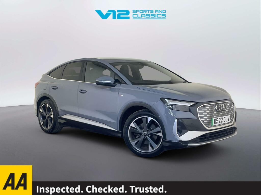 Audi Q4 E Tron 35 S Line Sportback 55Kwh 170 P Grey
