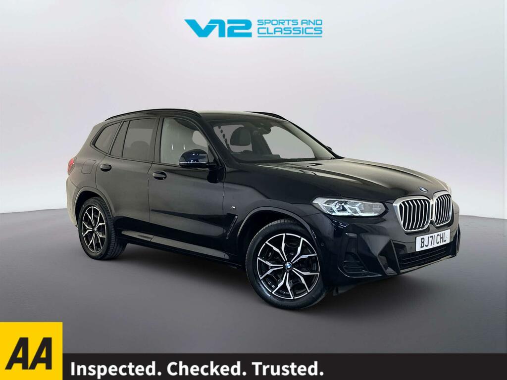BMW X3 2.0 20D Mht M Sport Suv Hybrid Xdr Black
