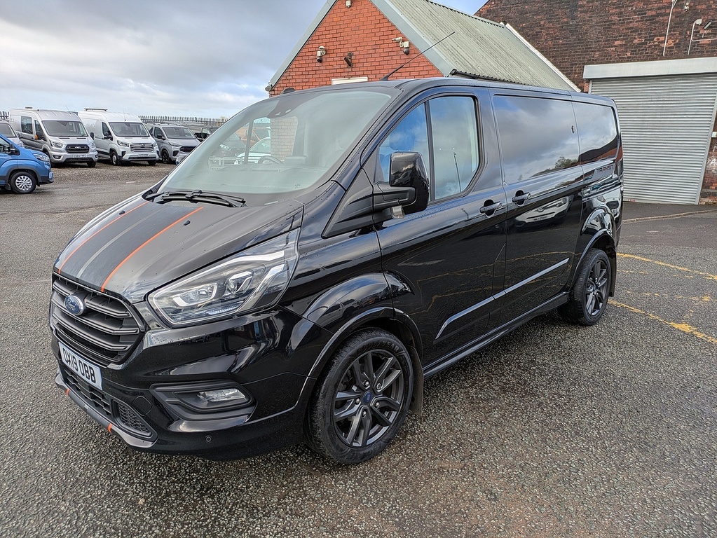 Ford Transit Custom 290 Ecoblue Sport OX19OBB Black #3