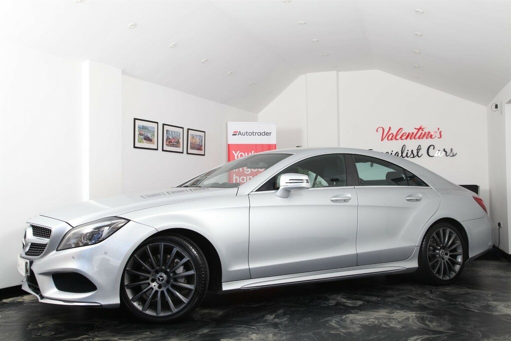 Mercedes-Benz CLS 3.0 Cls350 V6 Bluetec Amg Line Coupe G-tronic Eur Silver #3