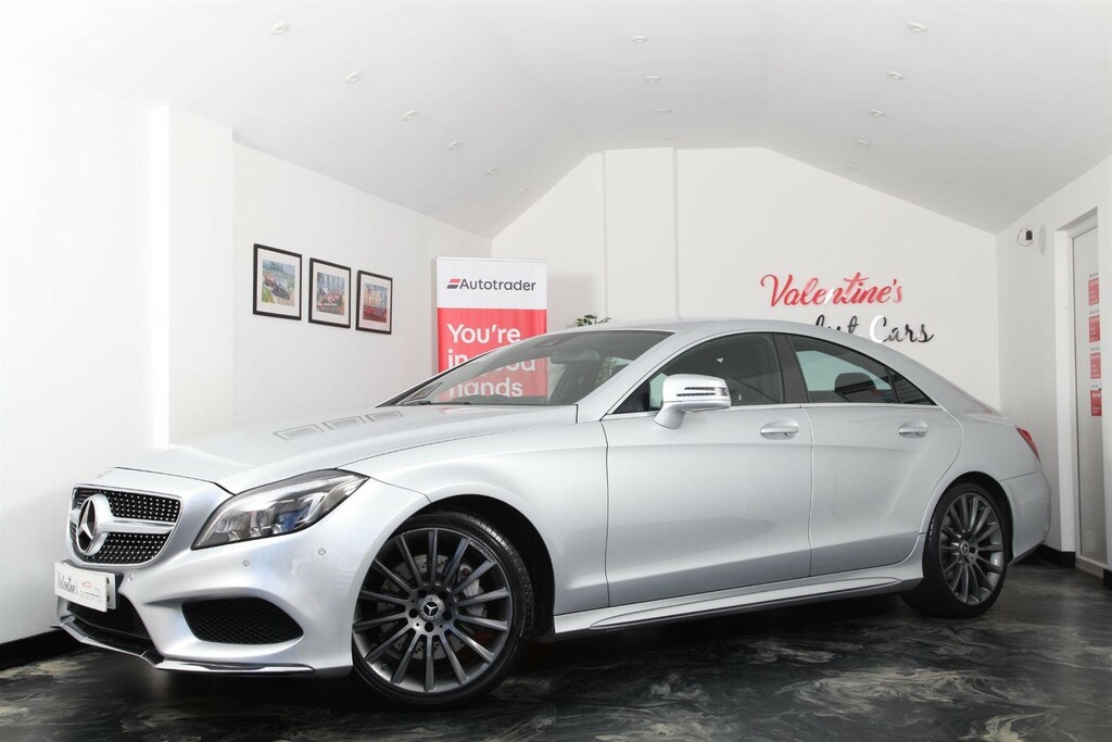 Mercedes-Benz CLS 3.0 Cls350 V6 Bluetec Amg Line Coupe G-tronic Eur Silver #2