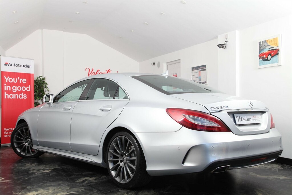 Mercedes-Benz CLS 3.0 Cls350 V6 Bluetec Amg Line Coupe G-tronic Eur Silver #4