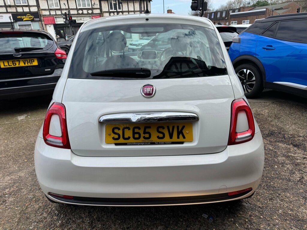 Fiat 500 1.2 Pop Hatchback Euro 6 Ss SC65SVK White #6