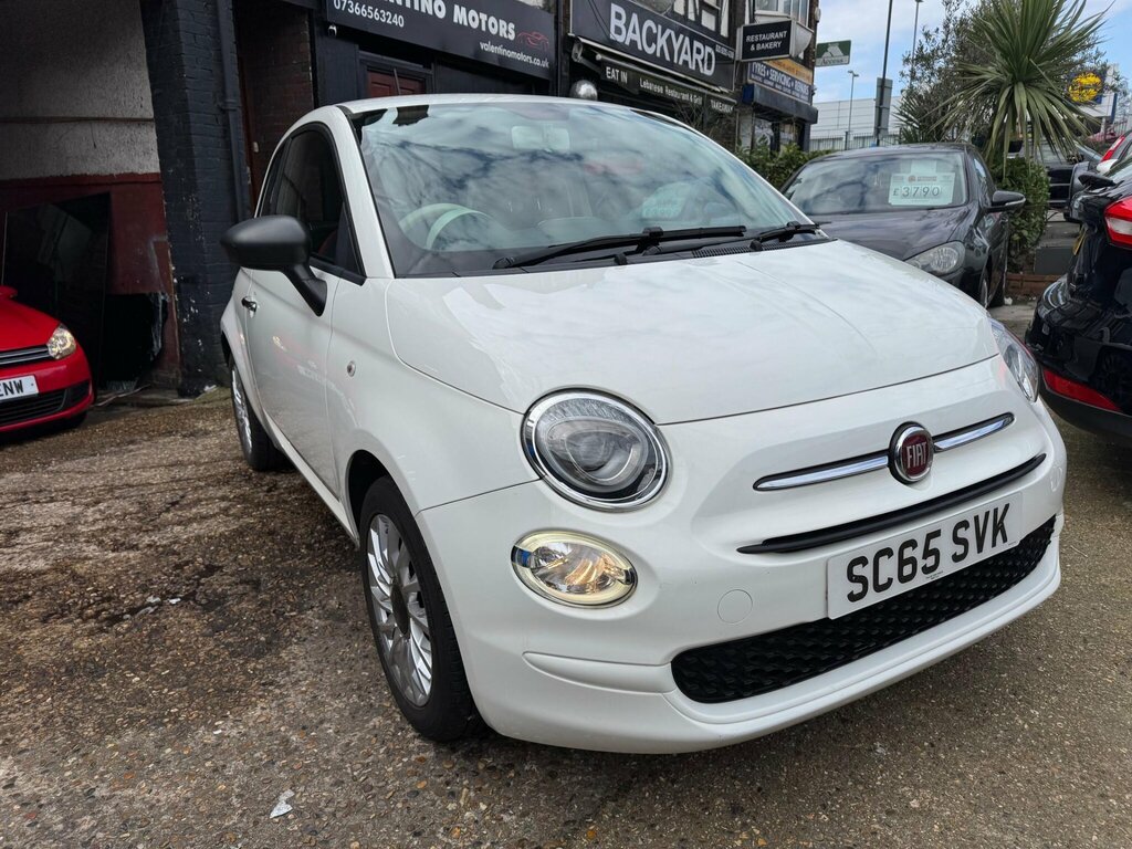 Fiat 500 1.2 Pop Hatchback Euro 6 Ss SC65SVK White #2