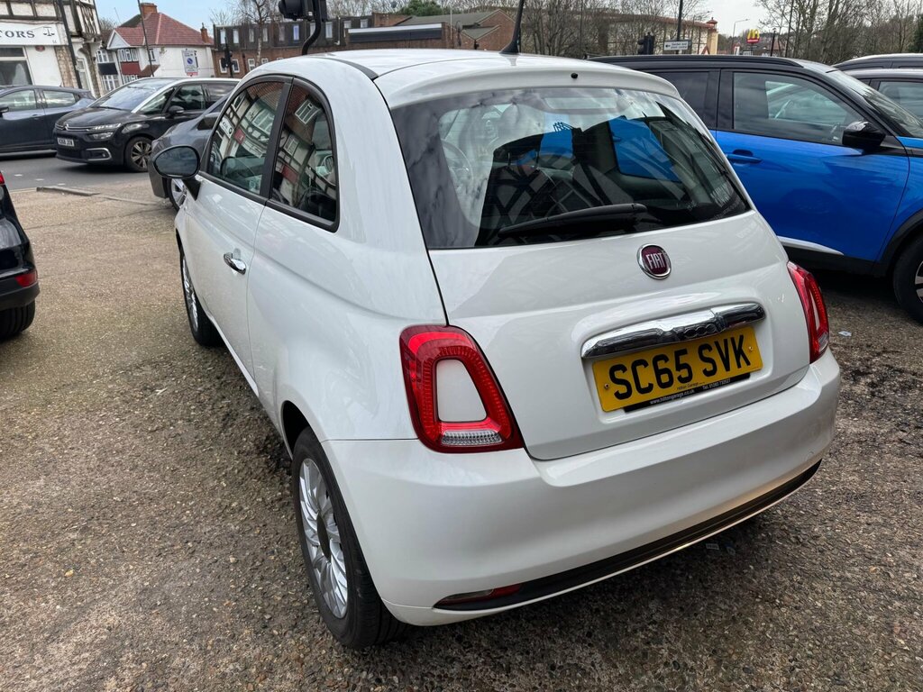 Fiat 500 1.2 Pop Hatchback Euro 6 Ss SC65SVK White #5