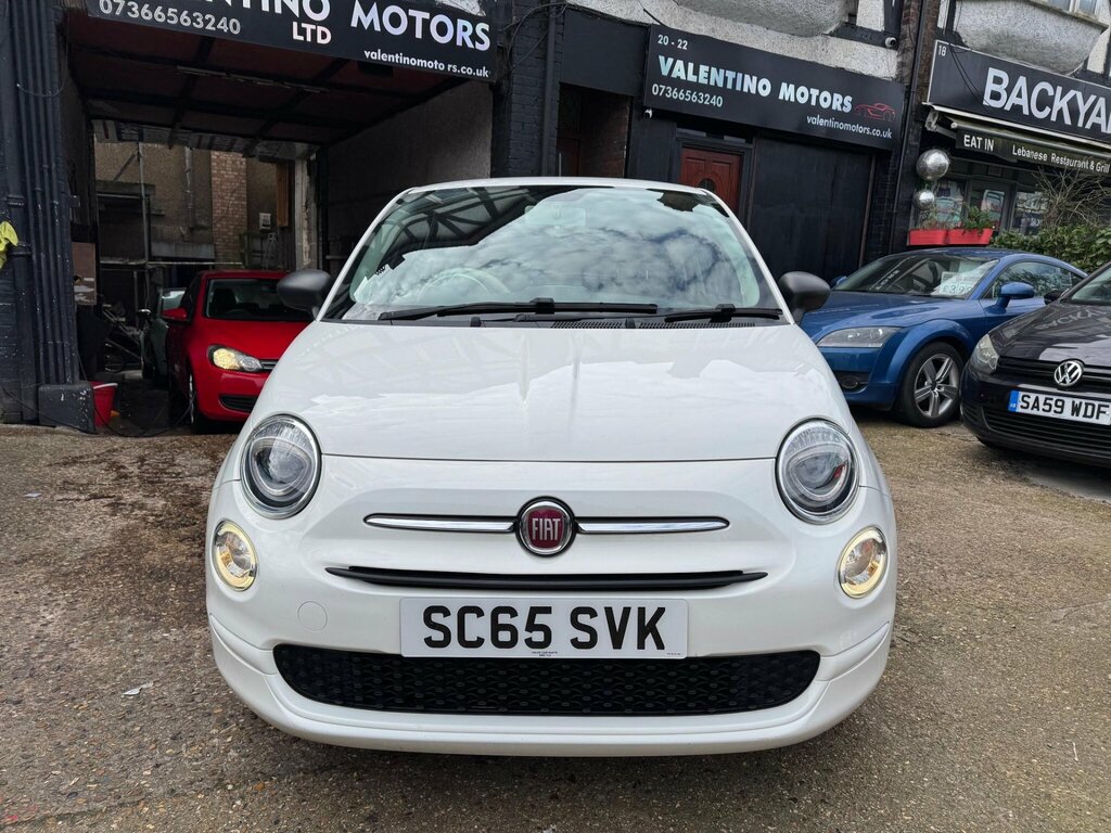Fiat 500 1.2 Pop Hatchback Euro 6 Ss SC65SVK White #3