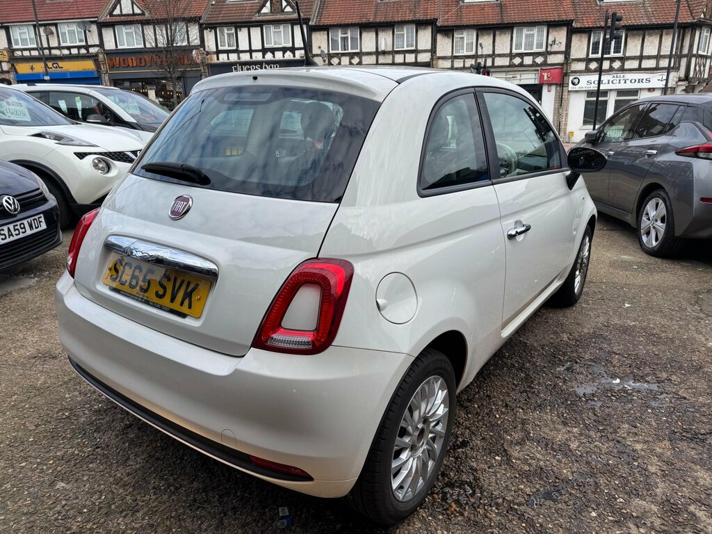 Fiat 500 1.2 Pop Hatchback Euro 6 Ss SC65SVK White #4