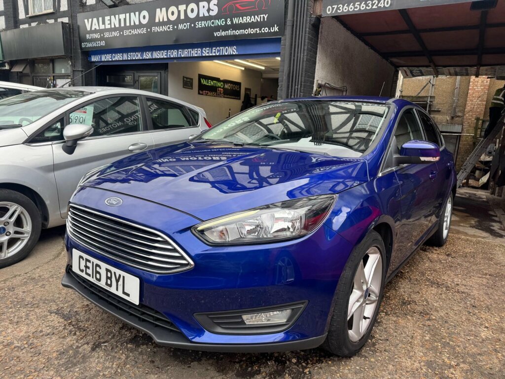 Ford Focus 1.0T Ecoboost Zetec Euro 6 Ss Blue