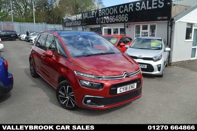 Citroen C4 Picasso 1.6 Bluehdi Flair Mpv Eat6 Euro 6 S S Red