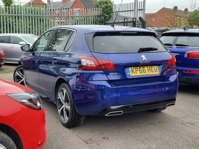 Peugeot 308 2.0 Bluehdi Gt Line Hatchback Eat Euro Blue #5