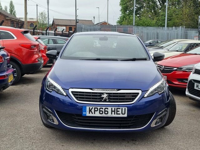 Peugeot 308 2.0 Bluehdi Gt Line Hatchback Eat Euro Blue #2