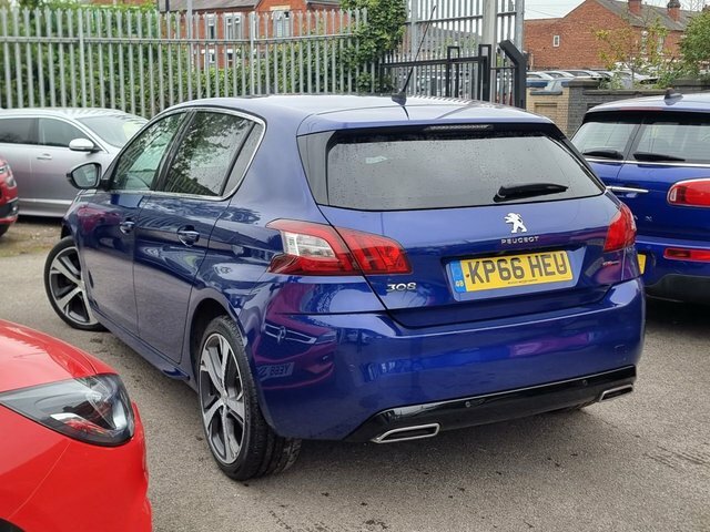 Peugeot 308 2.0 Bluehdi Gt Line Hatchback Eat Euro Blue #4