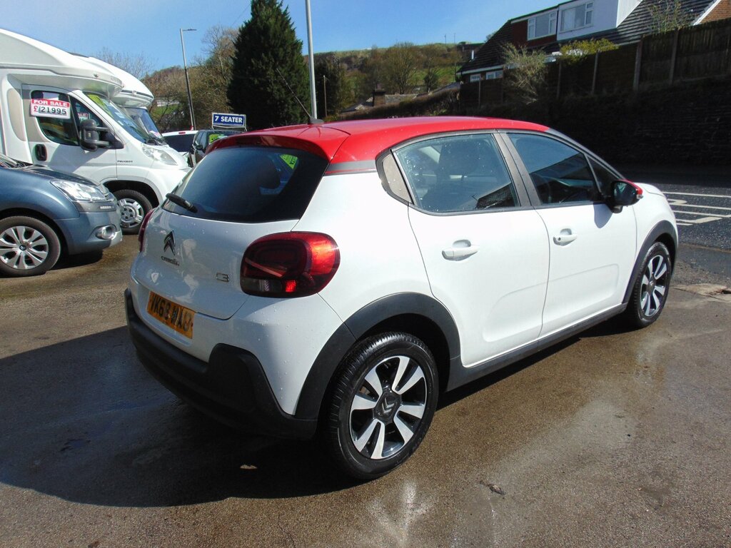 Citroen C3 1.2 Puretech Feel Hatchback Euro VK68WAO White #4