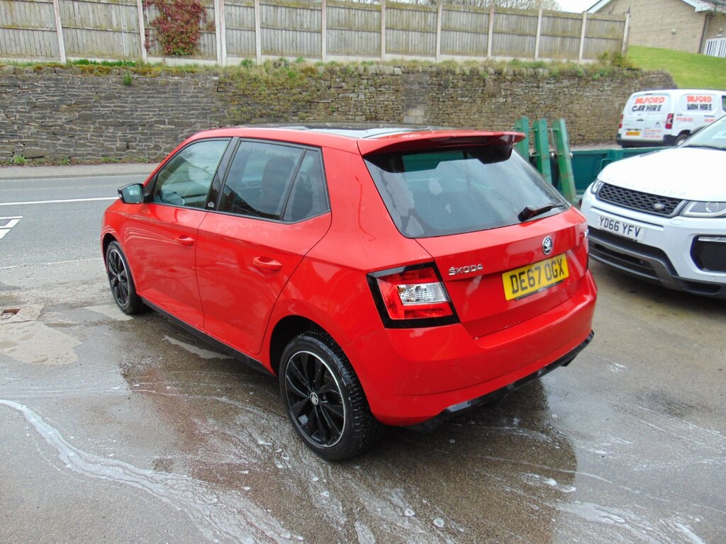 Skoda Fabia 1.0 Tsi Monte Carlo Hatchback Eu DE67OGX Red #2