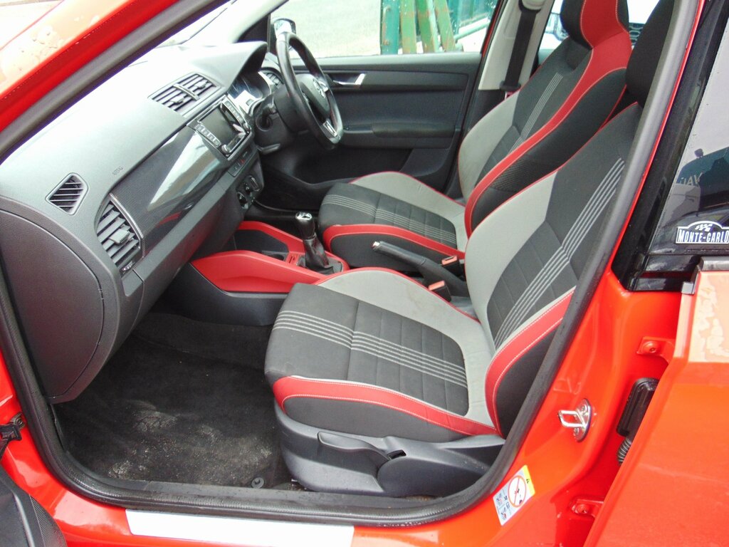 Skoda Fabia 1.0 Tsi Monte Carlo Hatchback Eu DE67OGX Red #4